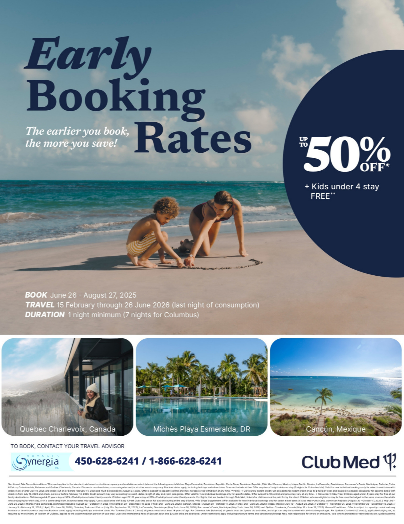 Club Med Promotions Early Booking Rates Up to 50% off with Aqua Terra Travel Club Med Promotions Early Booking Rates Up to 50% off with Aqua Terra Travel