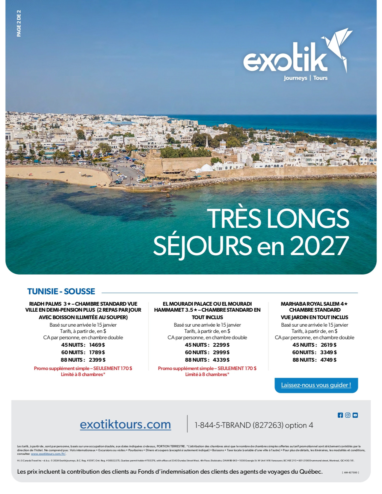 EXOTIK TOURS PROMOTION Flyer SECTION-3 FR