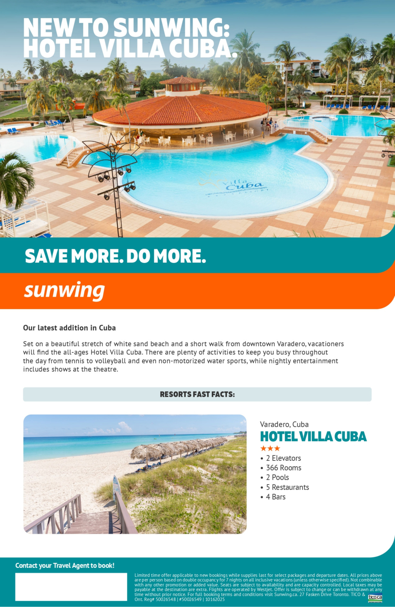 Sunwing Vacations Promotion New To Sunwing Hotel Villa Cuba with Voyages Aqua Terra Mascouche Sunwing Vacations Promotion New To Sunwing Hotel Villa Cuba with Voyages Aqua Terra Mascouche